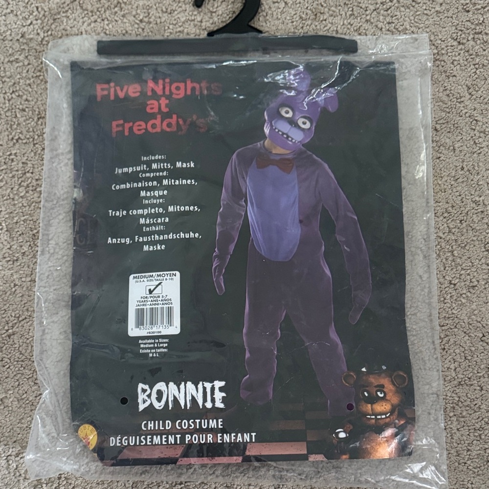 Five Nights at Freddy's Bonnie Child Costume - Purple